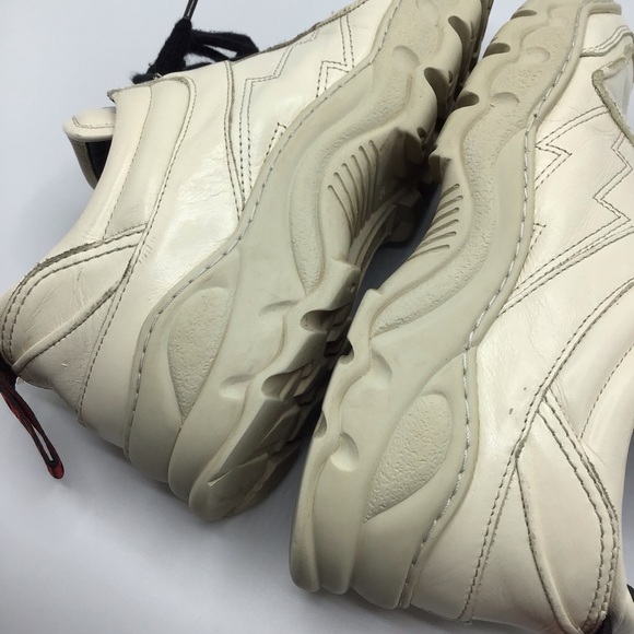 Zadig & Voltaire paris cream beige leather designer sneakers womens size 38 - Picture 6 of 11